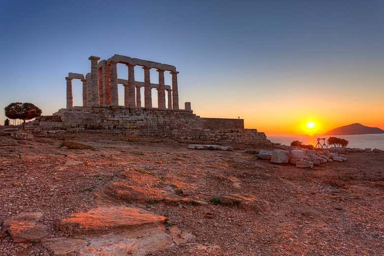 Tramonto a Capo Sunio