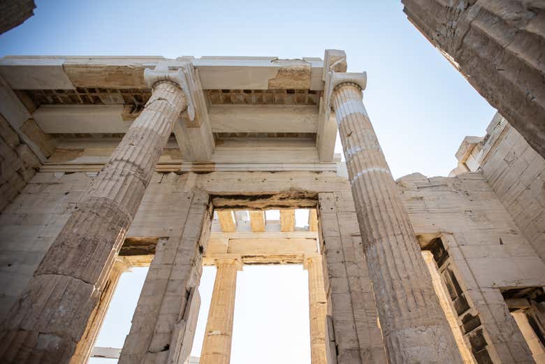Uno degli edifici dell'acropoli di Atene