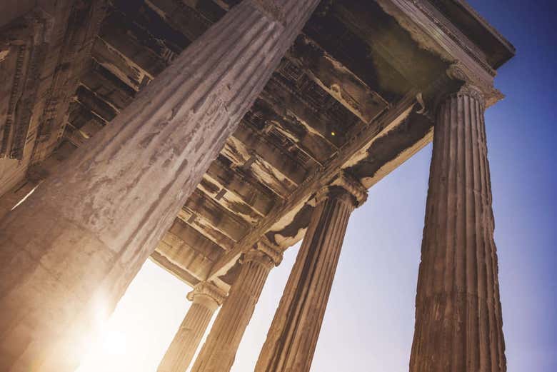 Il partenone di Atena