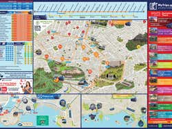 Mappa degli autobus turistici Sights of Athens da novembre a marzo